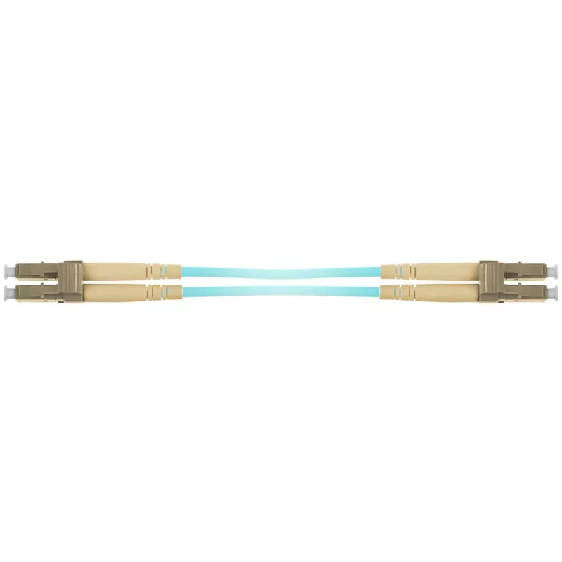 ACT 0,5 metri multimode 50/125 OM3 duplex cavo patch in fibra ottica corazzato con connettori LC