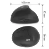 Mouse ACT ergonomico wireless 1600 DPI RF senza fili