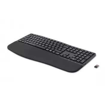 HP 680 Comfort tastiera dual-mode, full-size (100%), wireless, RF Wireless + Bluetooth, QWERTY, nero