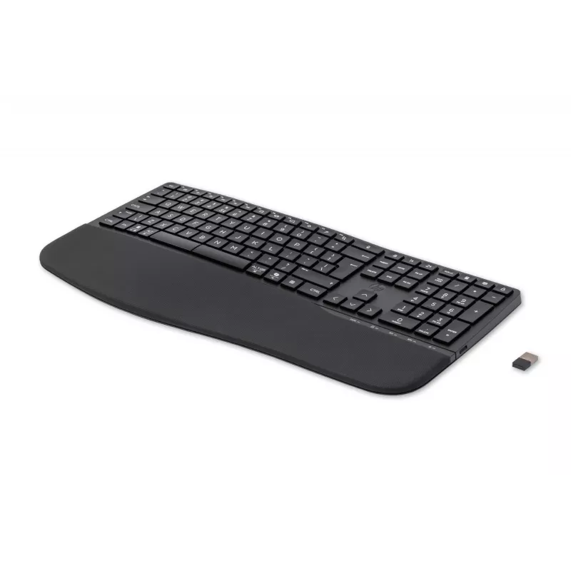 HP 680 Comfort tastiera dual-mode, full-size (100%), wireless, RF Wireless + Bluetooth, QWERTY, nero
