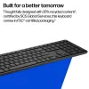 HP 490K tastiera multi-device dual-mode, full-size (100%), wireless, USB + Bluetooth, QWERTY, nero