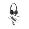 Cuffie stereo con filo HP Poly Mission 425 USB — Bulk, peso 132 g