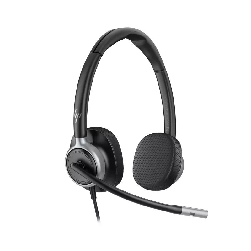 Cuffie USB stereo con filo HP Poly Mission 625 — circumaurali, 147 g, connessione USB (Bulk)