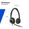 Cuffie USB stereo con filo HP Poly Mission 625 — circumaurali, 147 g, connessione USB (Bulk)