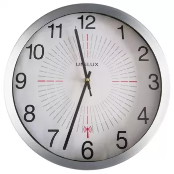 Orologio da parete al quarzo Unilux Outdoor Round – diametro 35,5 cm, batteria AA, 1,5V