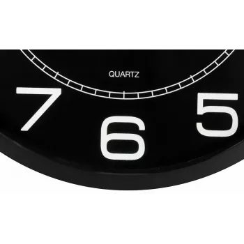Orologio da parete/da tavolo Unilux 400094568 — al quarzo, rotondo, nero, diametro 57,5 cm, batteria (AA)