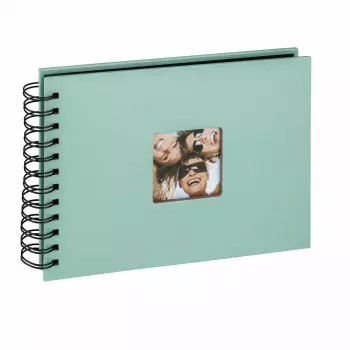 Fotoalbum Walther Fun color menta 40 fogli rilegatura a spirale