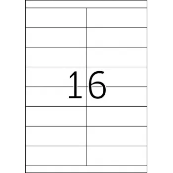 Etichette per stampante adesive HERMA Labels Premium A4 105x33,8 mm