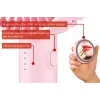Unold Breezy II rosa 10 cm ventilatore a mano