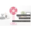 Unold Breezy II rosa 10 cm ventilatore a mano