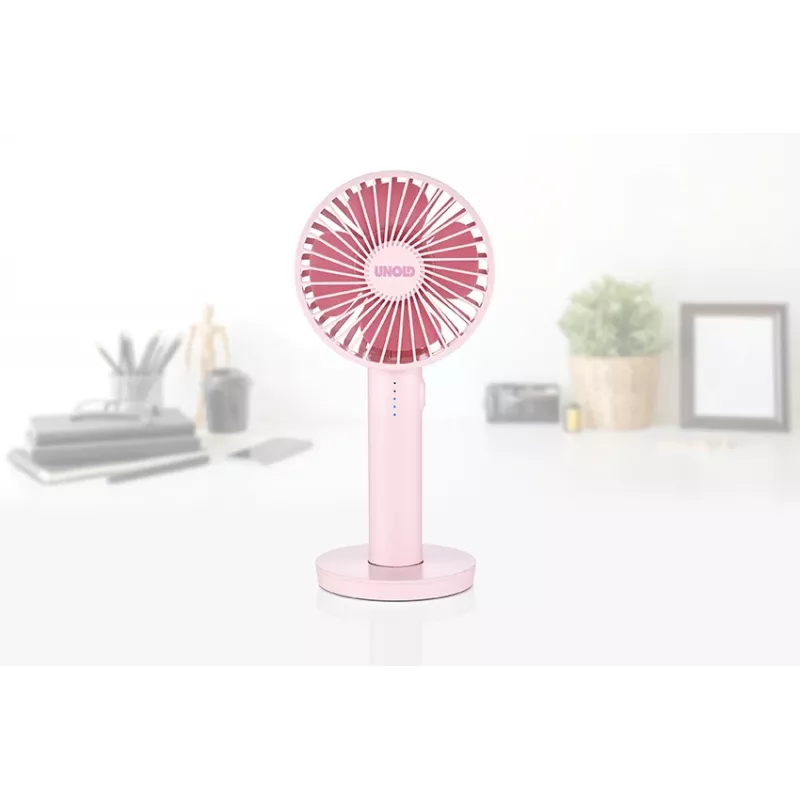 Unold Breezy II rosa 10 cm ventilatore a mano