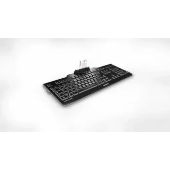 Cherry KC 1000 SC tastiera, inglese USA, USB, nero