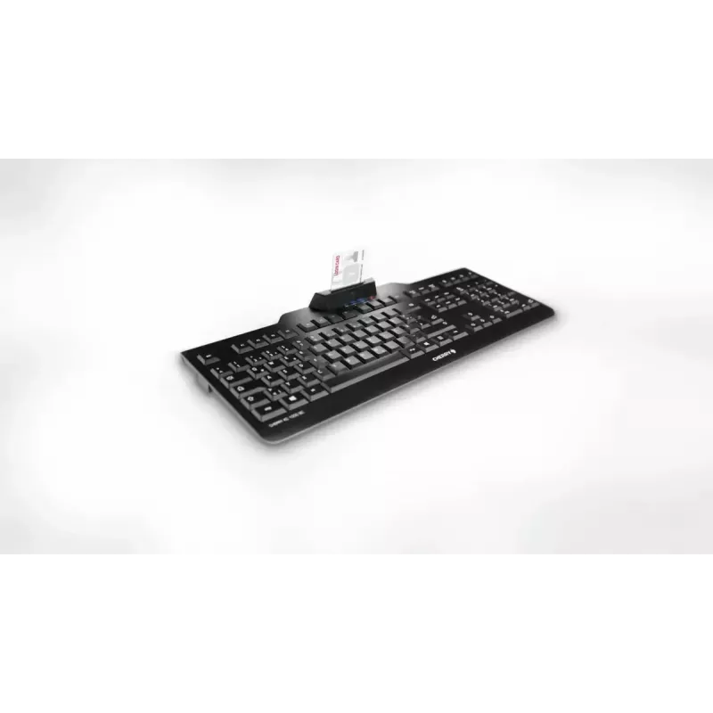 Cherry KC 1000 SC tastiera, inglese USA, USB, nero