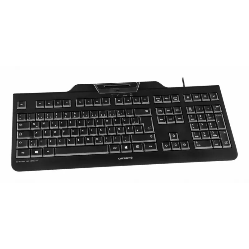Cherry KC 1000 SC tastiera, inglese USA, USB, nero