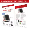 Displex PRIVACY SAFE filtro privacy rimovibile a 2 vie per laptop/notebook (senza cornice) 14