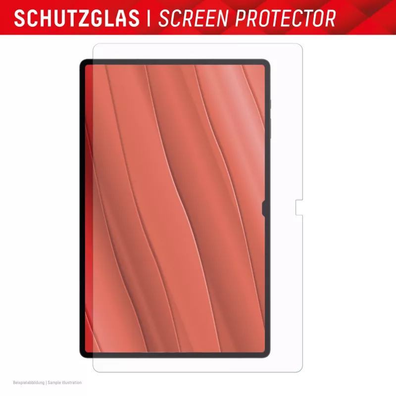Displex Vetro per tablet (9H) per Samsung Galaxy Tab S10 Ultra/S11 Ultra, cornice di montaggio Eco, infrangibile