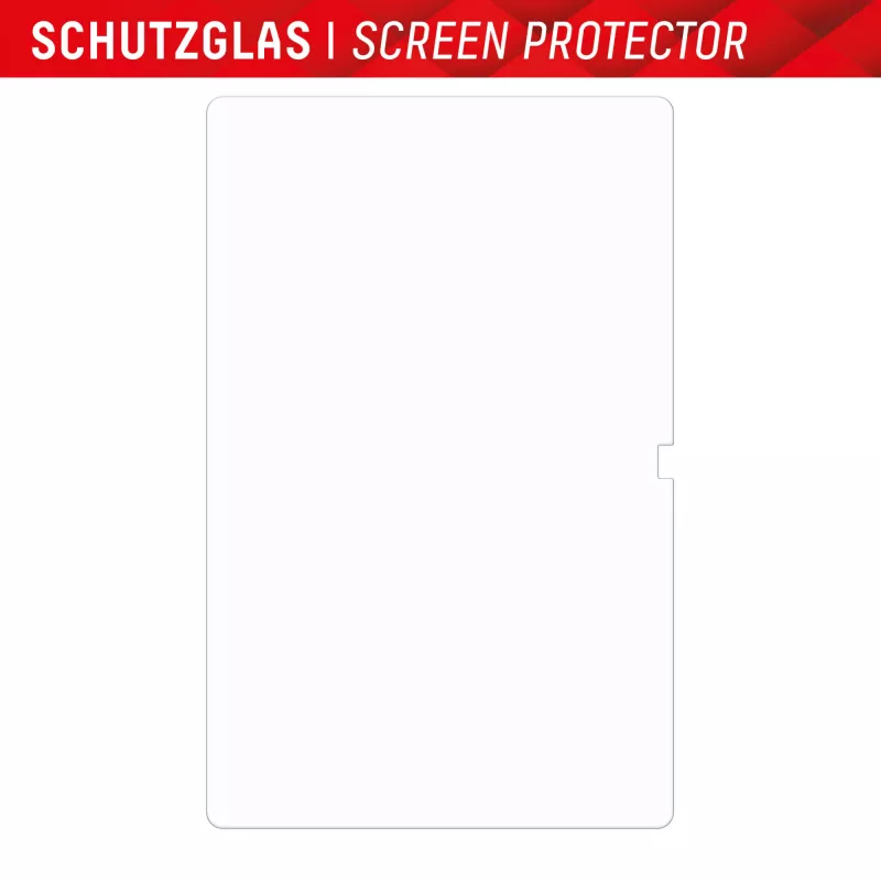 Displex Vetro per tablet (9H) per Samsung Galaxy Tab S10 Ultra/S11 Ultra, cornice di montaggio Eco, infrangibile