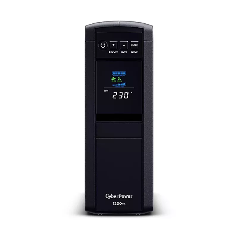 Gruppo di continuità CyberPower CP1200EIPFCLCD (UPS) Line-Interactive 1,2 kVA 720 W 6 uscite AC