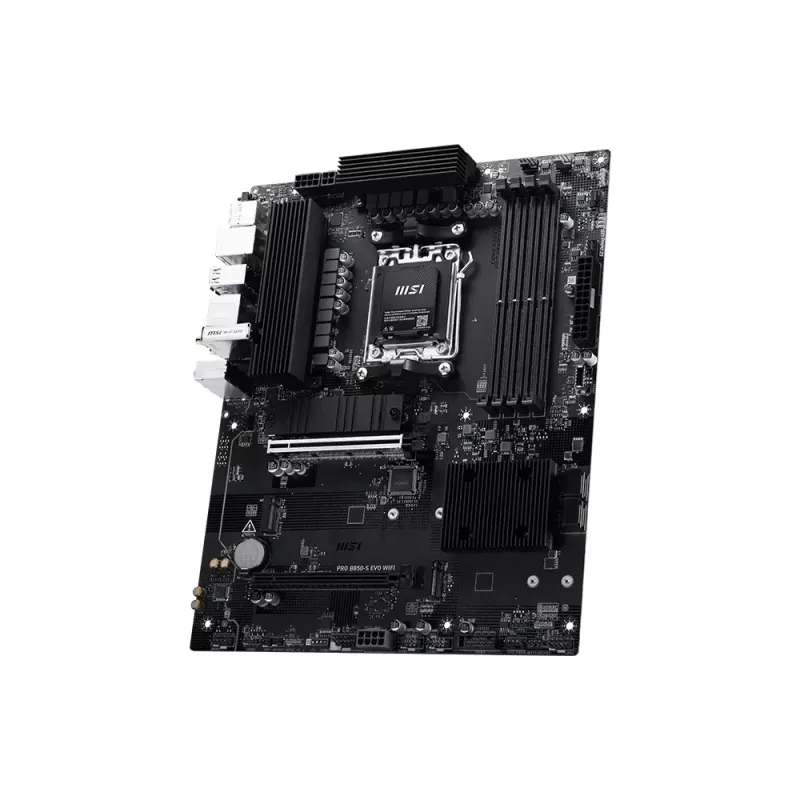 Scheda madre MSI PRO B850-S EVO WIFI — chipset AMD B850, socket AM5, ATX, DDR5, Wi‑Fi 7, 2,5GbE