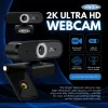 Origin Storage Webcam USB 2K Full HD, 5 MP, 2592 x 1944 pixel, 2K Ultra HD, 60 fps, 10x, USB 2.0