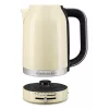 KitchenAid 5KEK1701EAC Bollitore 1,7 L 2400 W nero, crema, acciaio inox