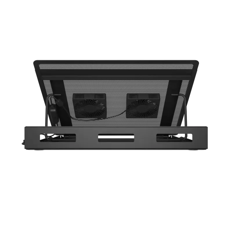 Raffreddatore per laptop NATEC Tern 2 Plus — 2 ventole, per laptop fino a 17,3 pollici, nero