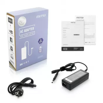 Alimentatore per notebook MITSU 19,5V 3,33A (connettore 4,8×1,7) per HP