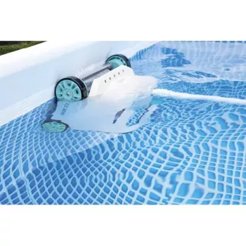 Robot pulisci-piscina Intex 28005 — per piscine, blu/bianco, peso 5,66 kg