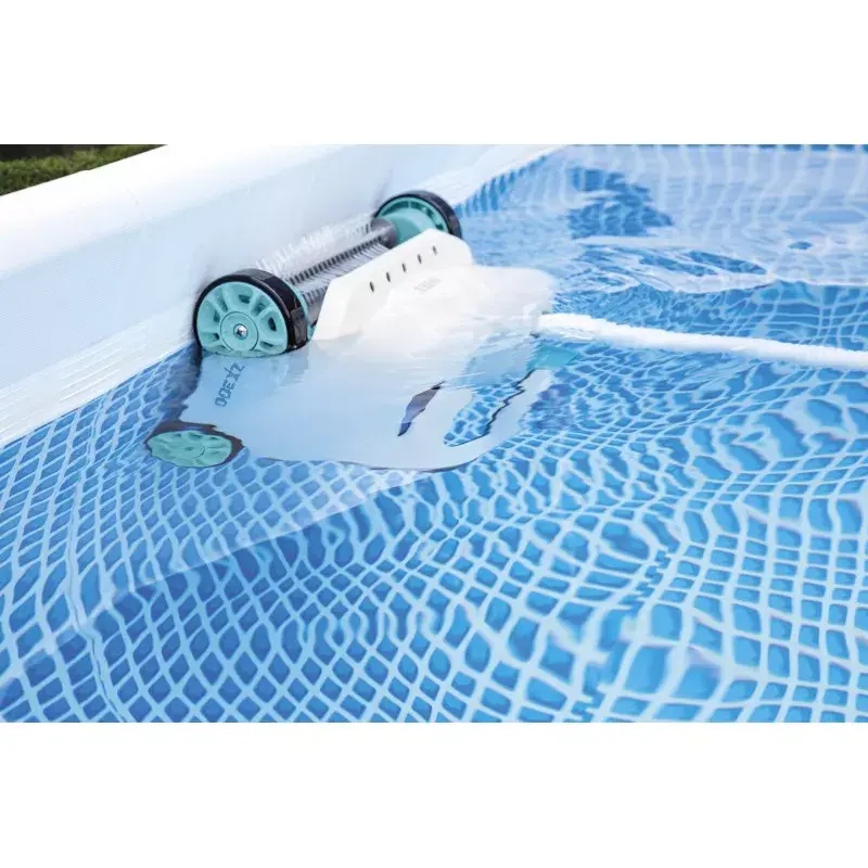 Robot pulisci-piscina Intex 28005 — per piscine, blu/bianco, peso 5,66 kg