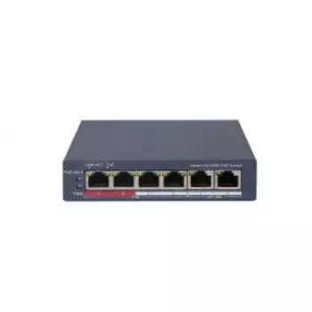 Switch managed Hikvision DS-3E1106P-EI 4 porte Fast Ethernet PoE