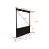 Schermo di proiezione portatile Multibrackets M 16:9 200x112, 90 pollici
