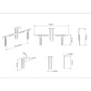 Supporto Multibrackets M Universal Camera Holder 55 pollici–110 pollici nero acciaio