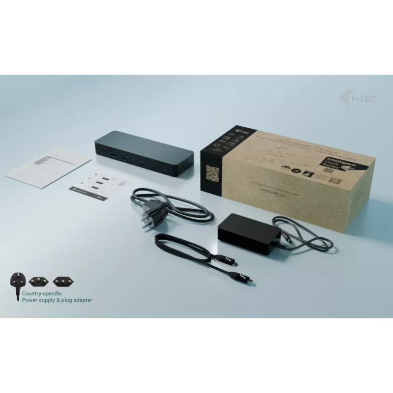 Docking station i-tec Thunderbolt 4 Intelligent Dual Display + Power Delivery 90 W