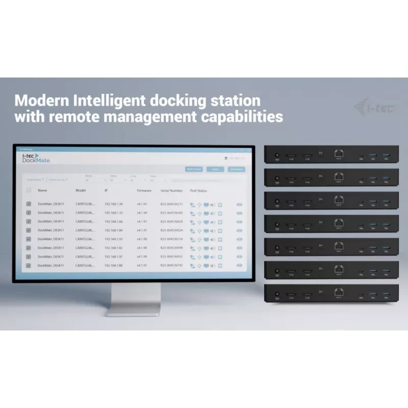 Docking station i-tec Thunderbolt 4 Intelligent Dual Display + Power Delivery 90 W