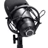 Microfono da studio TRUST GXT 269 Emita II — microfono USB con filo, corpo in metallo, montaggio da tavolo, nero (42×162×42 mm)