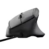 Mouse gaming TRUST GXT 145 Rexxa per destrimani USB Type-A 12800 DPI, con filo, rotella RGB, nero