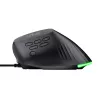 Mouse gaming TRUST GXT 145 Rexxa per destrimani USB Type-A 12800 DPI, con filo, rotella RGB, nero