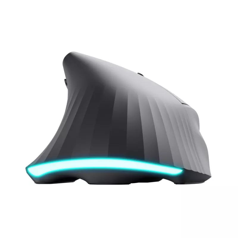 Mouse gaming TRUST GXT 145 Rexxa per destrimani USB Type-A 12800 DPI, con filo, rotella RGB, nero