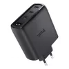 Caricabatterie rapido AC TRUST Maxo 65W per interni, 3× USB-C, max 20V, cavo 2 m, nero