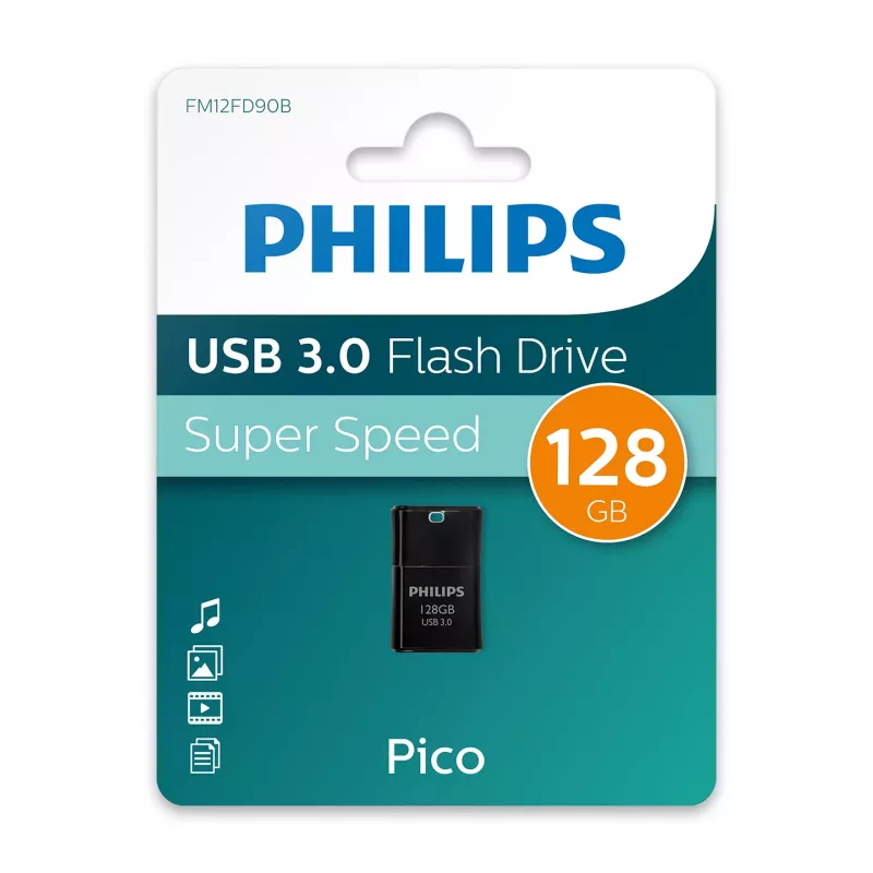 Chiavetta USB Philips Pico 128 GB USB Type-A 3.2 Gen 1 (3.1 Gen 1) nera