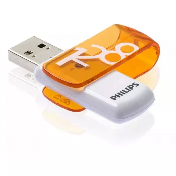 Chiavetta USB Philips FM12FD05B 128 GB USB Type-A 2.0 arancione, bianco
