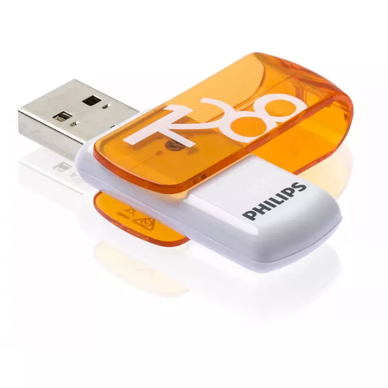 Chiavetta USB Philips FM12FD05B 128 GB USB Type-A 2.0 arancione, bianco