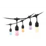 WiZ String Lights, catena luminosa intelligente, Wi-Fi/Bluetooth, nera, Wi-Fi 4 (802.11n), 802.11b, 802.11g, LED, plastica