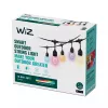 WiZ String Lights, catena luminosa intelligente, Wi-Fi/Bluetooth, nera, Wi-Fi 4 (802.11n), 802.11b, 802.11g, LED, plastica