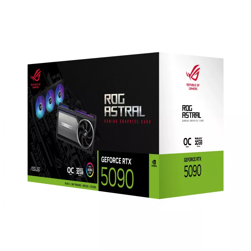 Scheda grafica ASUS GeForce RTX 5090 — 32 GB GDDR7, 512-Bit, PCIe 5.0, 4 display, 2580 MHz Boost