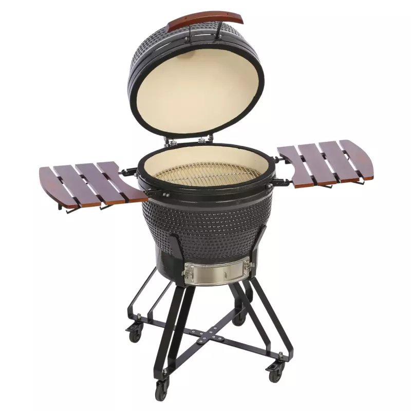 TunaBone Kamado Pro griglia da 22 pollici, taglia M, grigio scuro