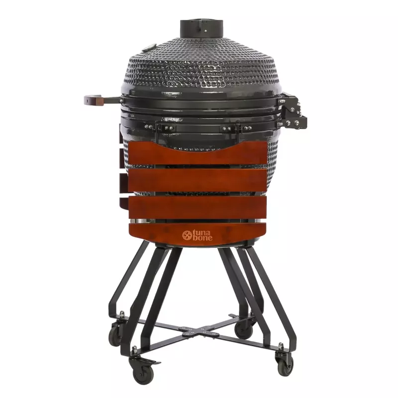 TunaBone Kamado Pro griglia da 22 pollici, taglia M, grigio scuro
