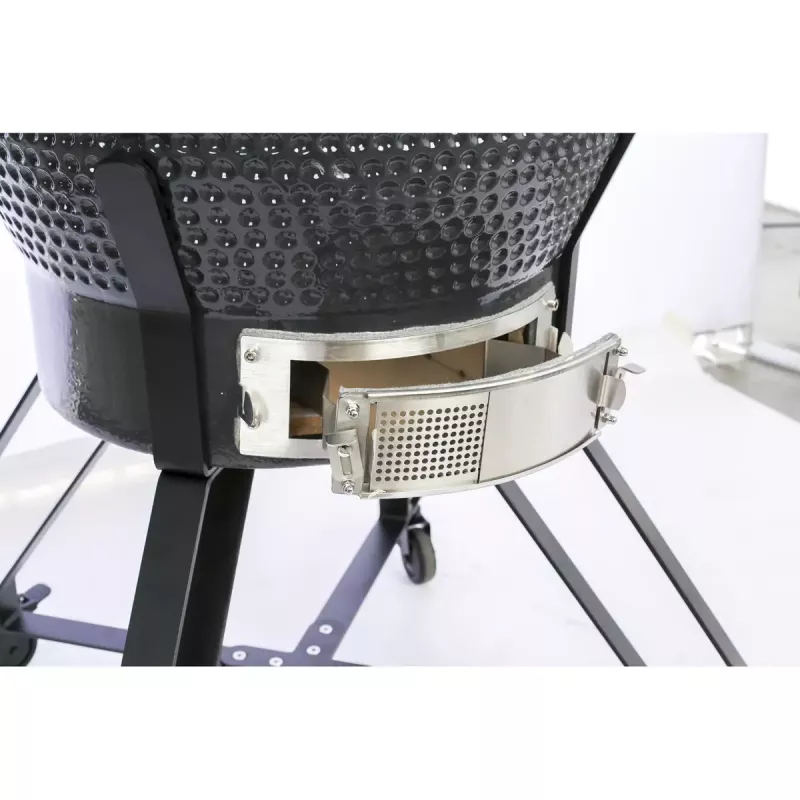 TunaBone Kamado Pro griglia da 22 pollici, taglia M, grigio scuro