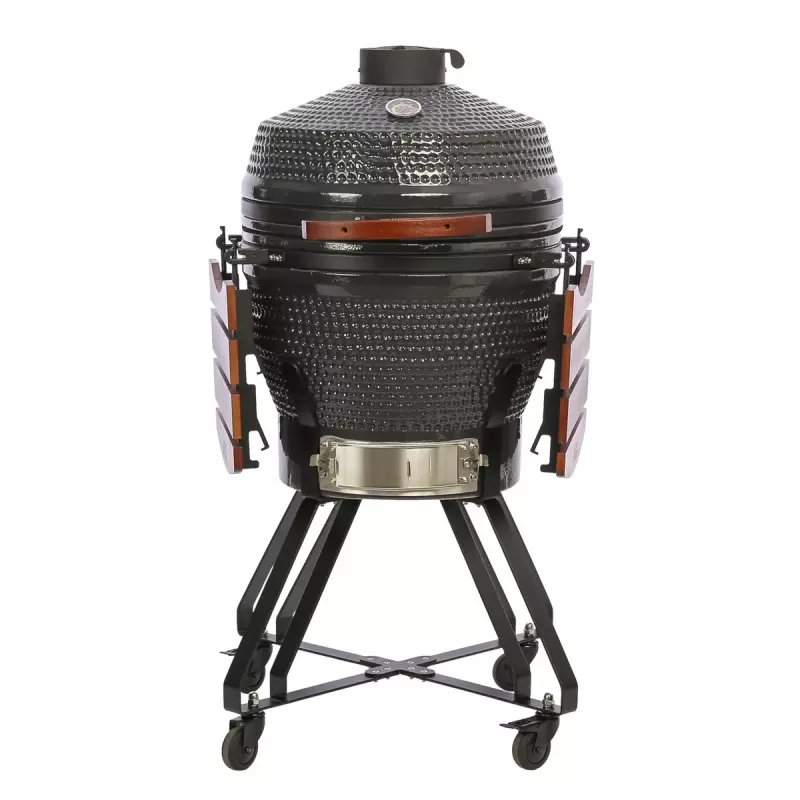 TunaBone Kamado Pro griglia da 22 pollici, taglia M, grigio scuro
