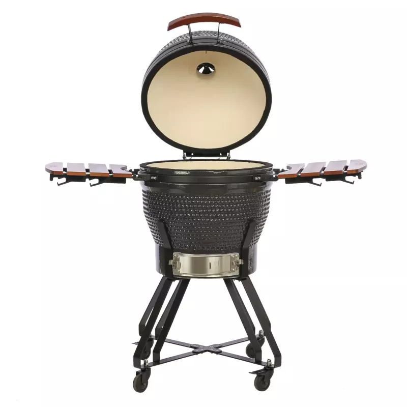 TunaBone Kamado Pro griglia da 22 pollici, taglia M, grigio scuro